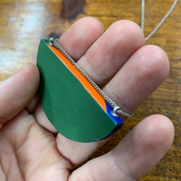 NIB Ceramic Necklace by Toronto artist Julie Moon - Picture 6 of 13